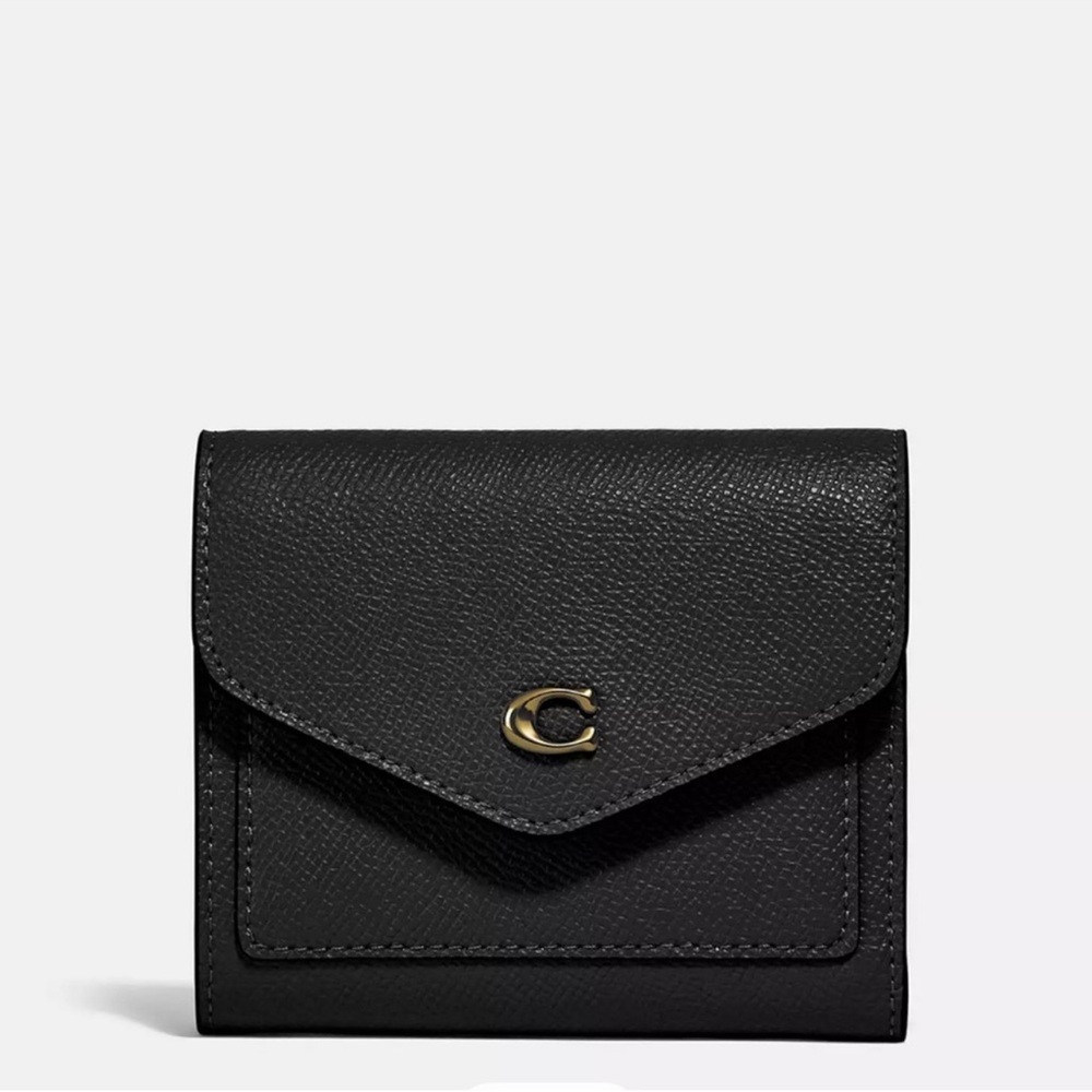 New Coach Black Leather Wallet